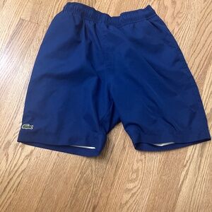 Boys Blue Lacoste Tennis shorts- Size 10